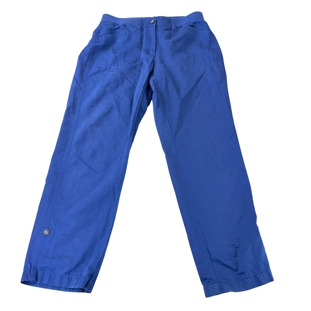 J. Jill Pants Women's S Linen/Cotton Blend Lightweight Breathable Straight